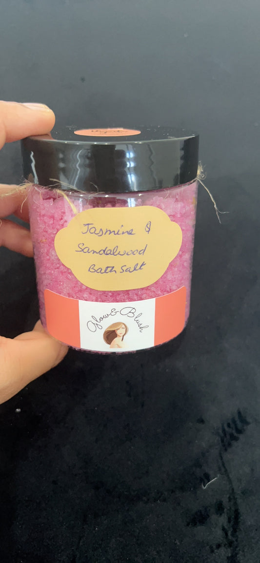 Jasmine and sandalwood bath salt