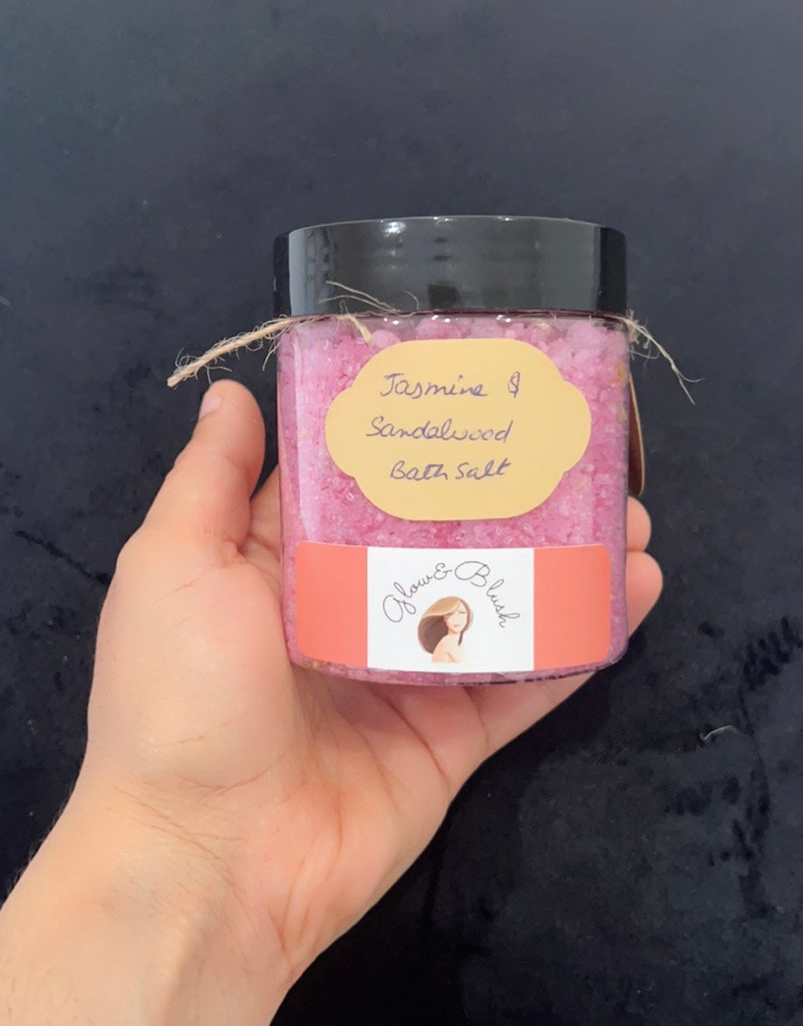 Jasmine and sandalwood bath salt