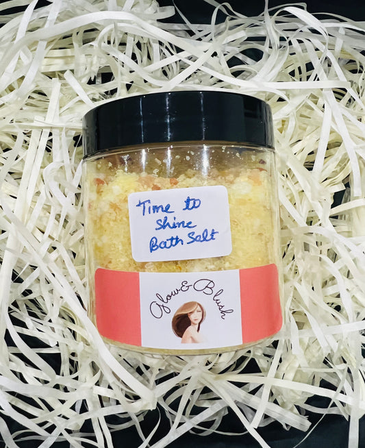 “Time to shine” bath salt